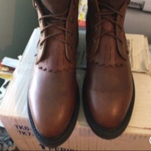 Justin Laceup Work Boot 9B USA MADE 🇺🇸